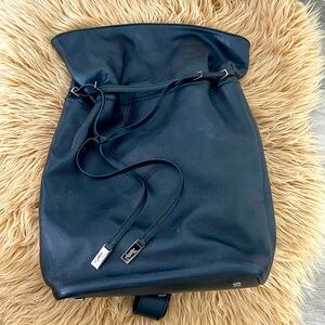 YSL - Yves Saint Laurent Leather Drawstring Bag